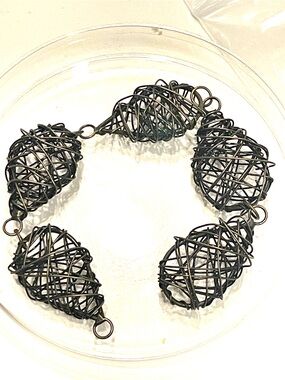 5 Wire-wrapped Drop Beads